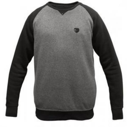 Світшот Pogrom Little Logo сірий - чорний М